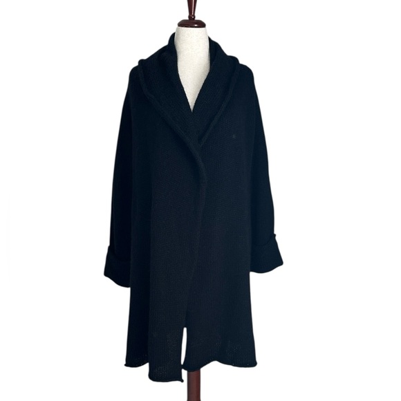 Soft Surroundings Telluride Shawl Collar Mohair Wool Blend Knit Coat Cardigan PL - Picture 1 of 11
